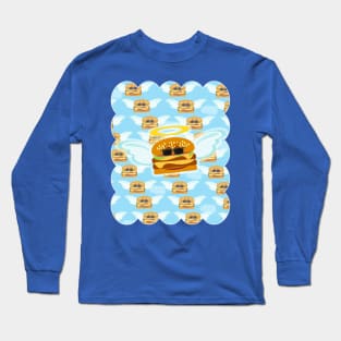 Heavenly Cheeseburger Long Sleeve T-Shirt